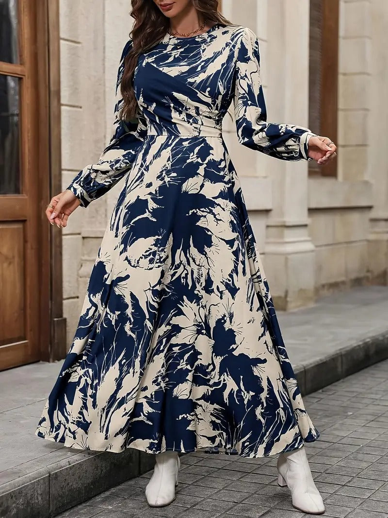 long sleeve ankle length dress White A-Line Simple Wedding Dress Jewel Neck Long Sleeves Ankle-Length Zipper Chiffon Bridal Gowns