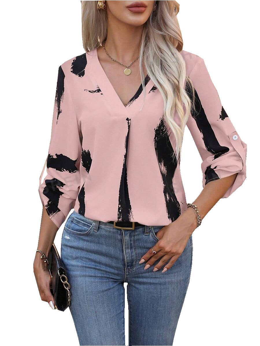 Printed Rayon Shirt Top for Women | Western Shirt for Women Stylish Latest | Office Wear Regular Top