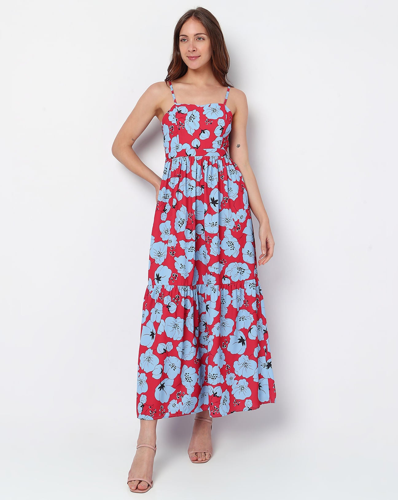 Alonic Fab Women Western Maxi Dress