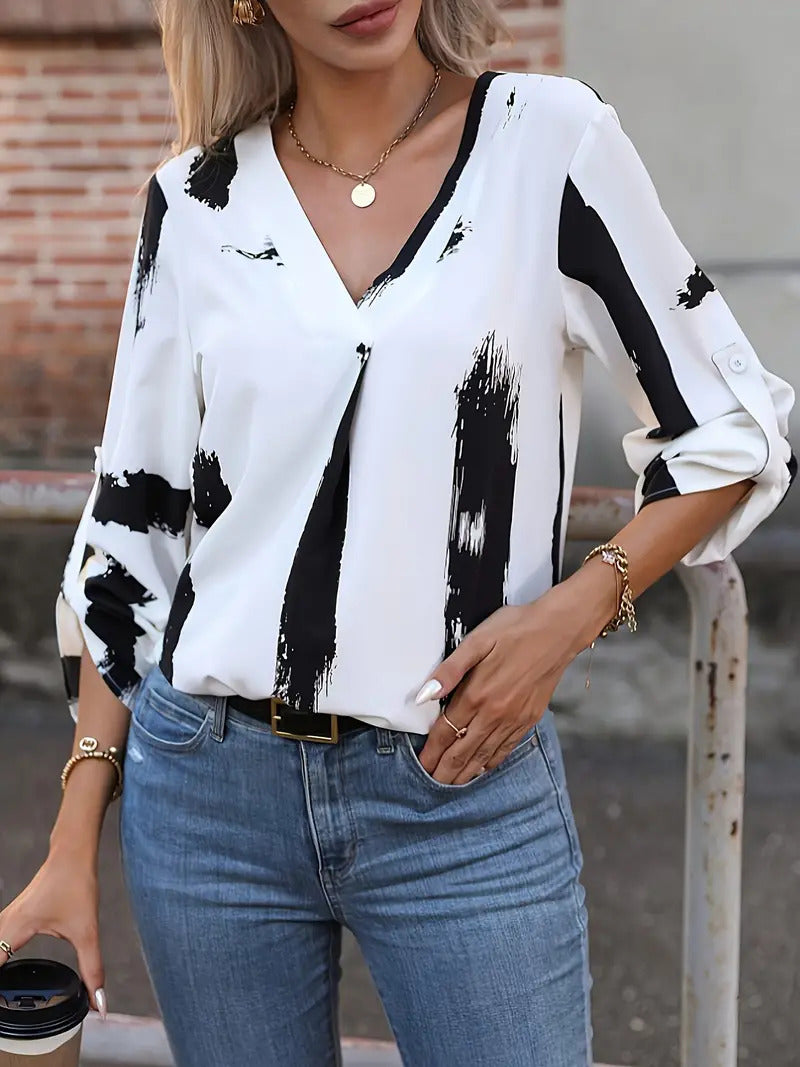 Printed Rayon Shirt Top for Women | Western Shirt for Women Stylish Latest | Office Wear Regular Top