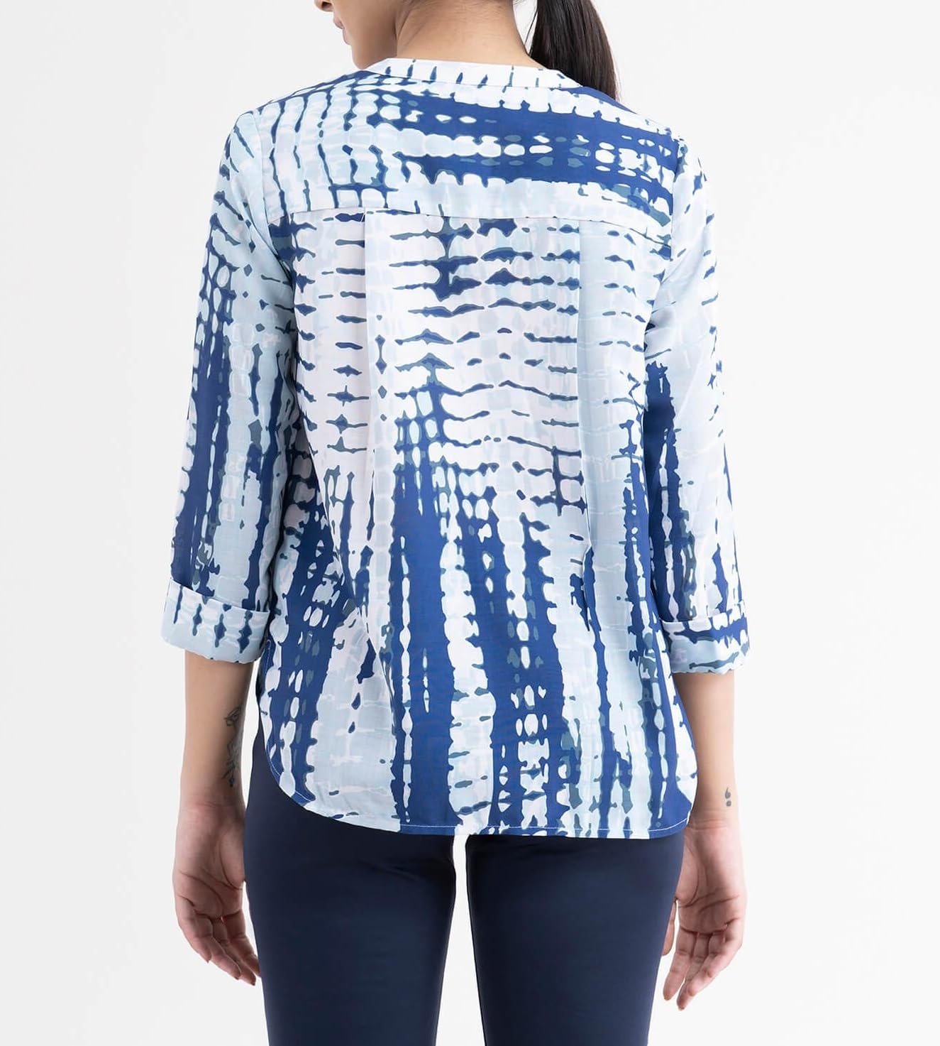 Saboori printed Office Wear Top For Girls And Women