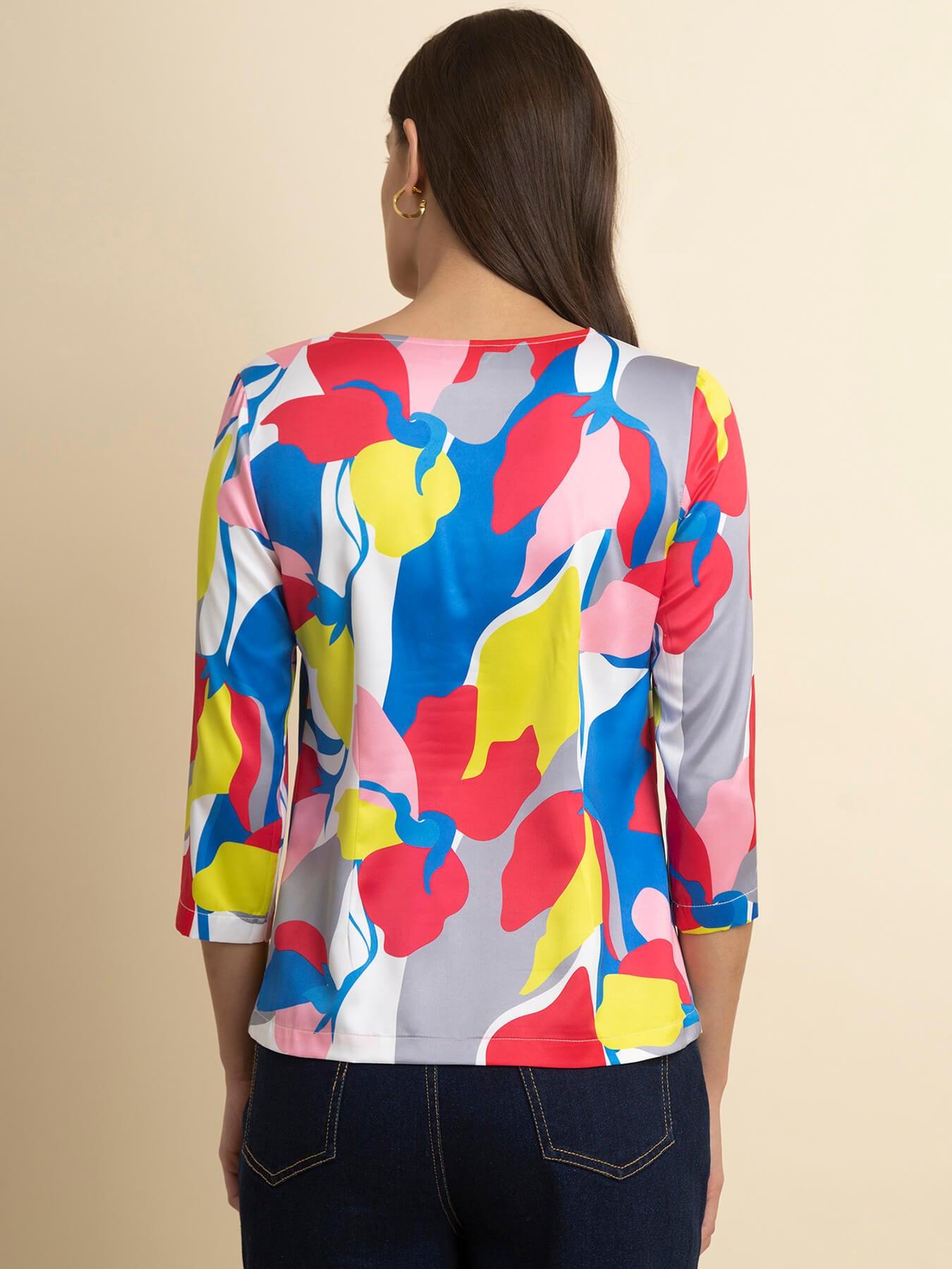 Alonic Fab Multi color Top For Girls And Women